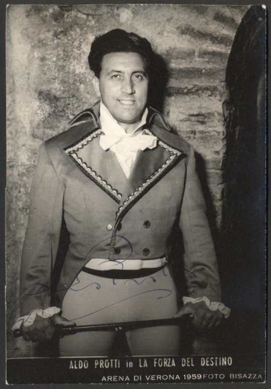 Aldo Protti (1920-07-19 – 1995-08-10). Operatic baritones