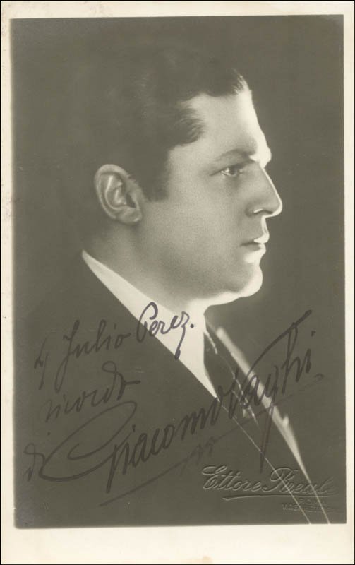 Giacomo Vaghi (1901-11-21 – 1978-04-29). Operatic basses