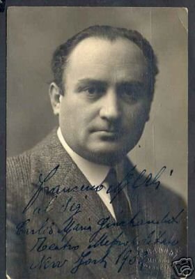Francesco Merli (1887-01-27 – 1976-12-12). Operatic tenors