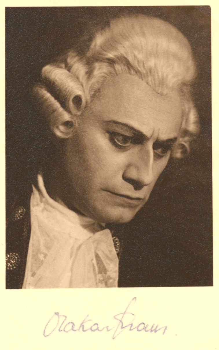 Otakar Kraus (1909-12-10 – 1980-07-28). Operatic baritones