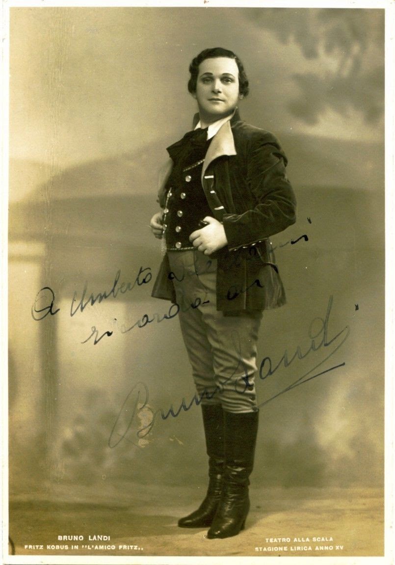 Bruno Landi (1900-04-25 – 1968-05-08). Operatic tenors