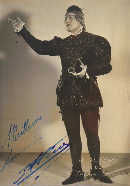 Mario Altéry (1892-09-12 – 1974-03-13). Operatic tenors