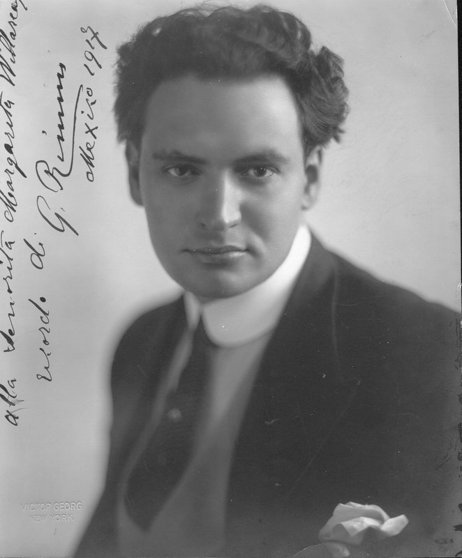 Giacomo Rimini (1887-03-22 – 1952-03-06). Operatic baritones