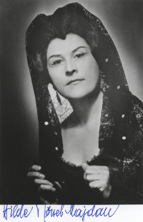 Hilde Rössel-Majdan (1921-01-30 – 2010-12-15). Operatic contraltos