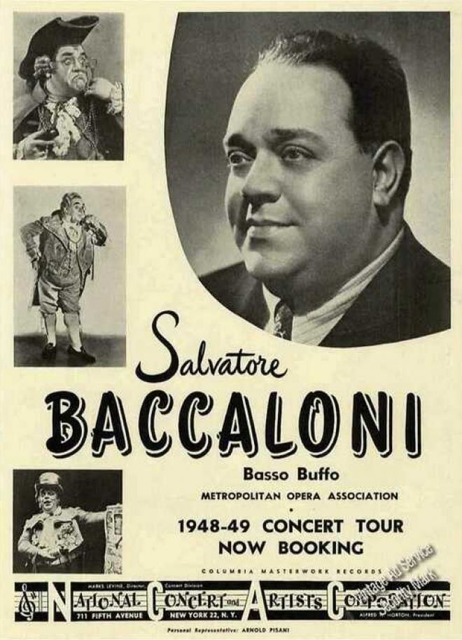 Salvatore Baccaloni (1900-04-14 – 1969-12-31). Operatic basses