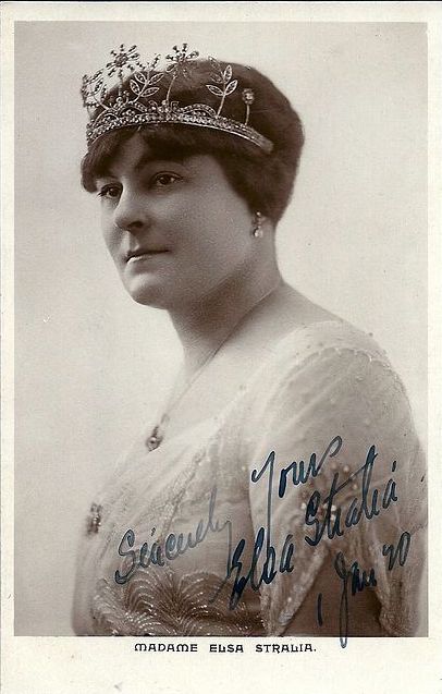 Elsa Stralia (1881-03-01 – 1945-08-31). Operatic sopranos