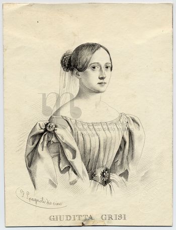 Giuditta Grisi (1805-07-28 – 1840-05-01). Operatic mezzo-sopranos