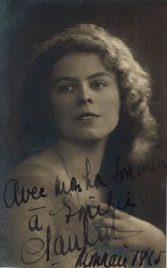 Clara Clairbert (1899-02-21 – 1970-08-16). Operatic sopranos