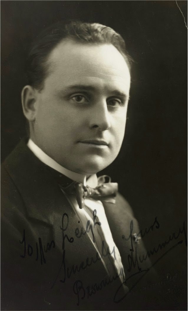 Browning Mummery (1888-07-12 – 1974-03-16). Operatic tenors