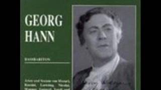 Georg Hann (1897-01-30 – 1950-12-09). Operatic basses