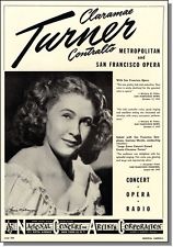 Claramae Turner (1920-10-28 – 2013-05-18). Operatic contraltos