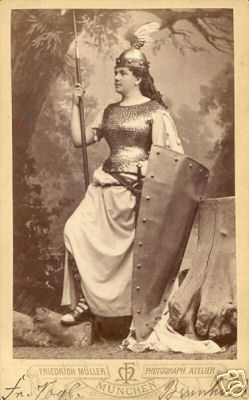 Therese Vogl (1845-11-12 – 1921-09-29). Operatic sopranos